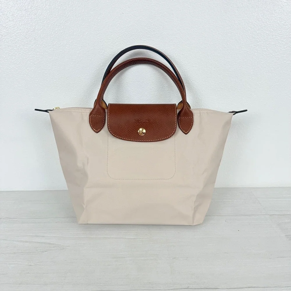 Longchamp Le Pliage original Tote Bag Women Small Paper White Classic Minimalist